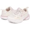 imageNautica Kids Boys ampamp Girls Athletic Sneakers  Chunky Cushion Heel Running ampamp Hiking Shoes LaceUpBungee SlipOn Big KidLittle KidToddlerWhite Iridescent Pink