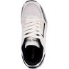 imageNautica Kids Boys ampamp Girls Athletic Sneakers  Chunky Cushion Heel Running ampamp Hiking Shoes LaceUpBungee SlipOn Big KidLittle KidToddlerWhite Navy Silver