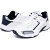 imageNautica Kids Boys ampamp Girls Athletic Sneakers  Chunky Cushion Heel Running ampamp Hiking Shoes LaceUpBungee SlipOn Big KidLittle KidToddlerWhite Navy Silver