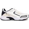 imageNautica Kids Boys ampamp Girls Athletic Sneakers  Chunky Cushion Heel Running ampamp Hiking Shoes LaceUpBungee SlipOn Big KidLittle KidToddlerWhite Navy Silver