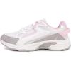 imageNautica Kids Boys ampamp Girls Athletic Sneakers  Chunky Cushion Heel Running ampamp Hiking Shoes LaceUpBungee SlipOn Big KidLittle KidToddlerWhite Pink Grey
