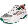 Silver Green Pink