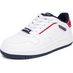 imageNautica Kids Boys LaceUp Fashion Sneakers LowTop Dress Shoes for Youth  Big KidLittle KidAliminaamericana