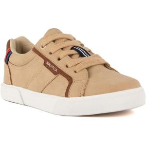 imageNautica Kids Boys LaceUp Fashion Sneakers LowTop Dress Shoes for Youth  Big KidLittle KidSandlander