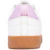 imageNautica Boys Girls Casual Fashion Shoes  Comfortable Soccer Classic Walking Tennis Sneakers for Kids  Breathable Lightweight ampamp Flexible Lace UpBungee LowTopHigh TopWhite Pink Gum