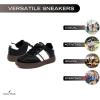 imageNautica Boys Girls Casual Fashion Shoes  Comfortable Soccer Classic Walking Tennis Sneakers for Kids  Breathable Lightweight ampamp Flexible Lace UpBungee LowTopHigh TopBlackWhiteGum