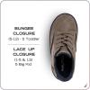 imageNautica Boys Girls Casual Fashion Shoes  Comfortable Soccer Classic Walking Tennis Sneakers for Kids  Breathable Lightweight ampamp Flexible Lace UpBungee LowTopHigh TopWarm Grey Navy