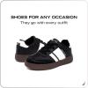 imageNautica Boys Girls Casual Fashion Shoes  Comfortable Soccer Classic Walking Tennis Sneakers for Kids  Breathable Lightweight ampamp Flexible Lace UpBungee LowTopHigh TopBlackWhiteGum