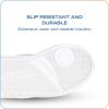 imageNautica Boys Girls Casual Fashion Shoes  Comfortable Soccer Classic Walking Tennis Sneakers for Kids  Breathable Lightweight ampamp Flexible Lace UpBungee LowTopHigh TopWhite Light White