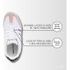imageNautica Boys Girls Casual Fashion Shoes  Comfortable Soccer Classic Walking Tennis Sneakers for Kids  Breathable Lightweight ampamp Flexible Lace UpBungee LowTopHigh TopWhite Navy