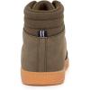 imageNautica Boys Girls Casual Fashion Shoes  Comfortable Soccer Classic Walking Tennis Sneakers for Kids  Breathable Lightweight ampamp Flexible Lace UpBungee LowTopHigh TopOlive Khakishea