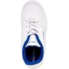 imageNautica Boys Girls Casual Fashion Shoes  Comfortable Soccer Classic Walking Tennis Sneakers for Kids  Breathable Lightweight ampamp Flexible Lace UpBungee LowTopHigh TopWhite Cobalt Pop