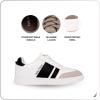 imageNautica Boys Girls Casual Fashion Shoes  Comfortable Soccer Classic Walking Tennis Sneakers for Kids  Breathable Lightweight ampamp Flexible Lace UpBungee LowTopHigh TopWhite Black