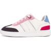 imageNautica Boys Girls Casual Fashion Shoes  Comfortable Soccer Classic Walking Tennis Sneakers for Kids  Breathable Lightweight ampamp Flexible Lace UpBungee LowTopHigh TopIvory Pink