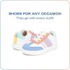 imageNautica Boys Girls Casual Fashion Shoes  Comfortable Soccer Classic Walking Tennis Sneakers for Kids  Breathable Lightweight ampamp Flexible Lace UpBungee LowTopHigh TopWhite Light White