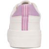 imageNautica Boys Girls Casual Fashion Shoes  Comfortable Soccer Classic Walking Tennis Sneakers for Kids  Breathable Lightweight ampamp Flexible Lace UpBungee LowTopHigh TopWhite Pink Metallic