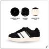 imageNautica Boys Girls Casual Fashion Shoes  Comfortable Soccer Classic Walking Tennis Sneakers for Kids  Breathable Lightweight ampamp Flexible Lace UpBungee LowTopHigh TopBlack White