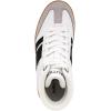 imageNautica Boys Girls Casual Fashion Shoes  Comfortable Soccer Classic Walking Tennis Sneakers for Kids  Breathable Lightweight ampamp Flexible Lace UpBungee LowTopHigh TopWhite Blackshea