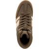 imageNautica Boys Girls Casual Fashion Shoes  Comfortable Soccer Classic Walking Tennis Sneakers for Kids  Breathable Lightweight ampamp Flexible Lace UpBungee LowTopHigh TopOlive Khakishea
