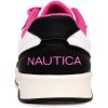imageNautica Girls Fashion Shoe  LaceUp LowTop Tennis Sneakers for Big Kids Little Kids ampamp Toddlers Regular HeelPlatform SoleBlack Pinkgabe