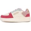imageNautica Girls Fashion Shoe  LaceUp LowTop Tennis Sneakers for Big Kids Little Kids ampamp Toddlers Regular HeelPlatform SoleBone Coral Sky