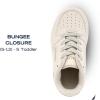 imageNautica Girls Fashion Shoe  LaceUp LowTop Tennis Sneakers for Big Kids Little Kids ampamp Toddlers Regular HeelPlatform SoleBone Pale Gold