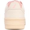 imageNautica Girls Fashion Shoe  LaceUp LowTop Tennis Sneakers for Big Kids Little Kids ampamp Toddlers Regular HeelPlatform SoleChalk Bone Rose