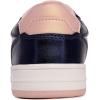 imageNautica Girls Fashion Shoe  LaceUp LowTop Tennis Sneakers for Big Kids Little Kids ampamp Toddlers Regular HeelPlatform SoleNavy Gold White