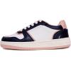 imageNautica Girls Fashion Shoe  LaceUp LowTop Tennis Sneakers for Big Kids Little Kids ampamp Toddlers Regular HeelPlatform SoleNavy Gold White