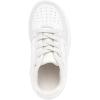 imageNautica Girls Fashion Shoe  LaceUp LowTop Tennis Sneakers for Big Kids Little Kids ampamp Toddlers Regular HeelPlatform SoleOff White Glitter