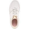 imageNautica Girls Fashion Shoe  LaceUp LowTop Tennis Sneakers for Big Kids Little Kids ampamp Toddlers Regular HeelPlatform SolePearl Mesh
