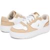 imageNautica Girls Fashion Shoe  LaceUp LowTop Tennis Sneakers for Big Kids Little Kids ampamp Toddlers Regular HeelPlatform SoleTan White Gold