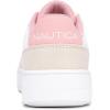 imageNautica Girls Fashion Shoe  LaceUp LowTop Tennis Sneakers for Big Kids Little Kids ampamp Toddlers Regular HeelPlatform SoleWhite Bone Pinkplatform