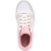 imageNautica Girls Fashion Shoe  LaceUp LowTop Tennis Sneakers for Big Kids Little Kids ampamp Toddlers Regular HeelPlatform SoleWhite Bone Pinkplatform
