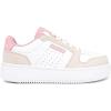 imageNautica Girls Fashion Shoe  LaceUp LowTop Tennis Sneakers for Big Kids Little Kids ampamp Toddlers Regular HeelPlatform SoleWhite Bone Pinkplatform