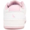 imageNautica Girls Fashion Shoe  LaceUp LowTop Tennis Sneakers for Big Kids Little Kids ampamp Toddlers Regular HeelPlatform SoleWhite Iridescent Pinkscie