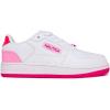 imageNautica Girls Fashion Shoe  LaceUp LowTop Tennis Sneakers for Big Kids Little Kids ampamp Toddlers Regular HeelPlatform SoleWhite Neon Pink