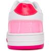 imageNautica Girls Fashion Shoe  LaceUp LowTop Tennis Sneakers for Big Kids Little Kids ampamp Toddlers Regular HeelPlatform SoleWhite Neon Pink