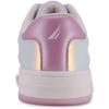 imageNautica Girls Fashion Shoe  LaceUp LowTop Tennis Sneakers for Big Kids Little Kids ampamp Toddlers Regular HeelPlatform SoleWhite Pearlized Stafford