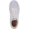 imageNautica Girls Fashion Shoe  LaceUp LowTop Tennis Sneakers for Big Kids Little Kids ampamp Toddlers Regular HeelPlatform SoleWhite Pearlized Stafford