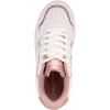 imageNautica Girls Fashion Shoe  LaceUp LowTop Tennis Sneakers for Big Kids Little Kids ampamp Toddlers Regular HeelPlatform SoleWhite Pink Metallicplatform