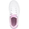imageNautica Girls Fashion Shoe  LaceUp LowTop Tennis Sneakers for Big Kids Little Kids ampamp Toddlers Regular HeelPlatform SoleWhite Pinkfuana