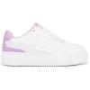 imageNautica Girls Fashion Shoe  LaceUp LowTop Tennis Sneakers for Big Kids Little Kids ampamp Toddlers Regular HeelPlatform SoleWhite Pinkfuana