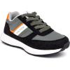 imageNautica Kids Boys Casual LaceUp Fashion Sneakers Oxford Comfortable Walking Shoe Big Kid  Little Kid  ToddlerBlack Olive
