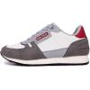 imageNautica Kids Boys Casual LaceUp Fashion Sneakers Oxford Comfortable Walking Shoe Big Kid  Little Kid  ToddlerGrey Red