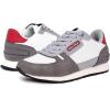 imageNautica Kids Boys Casual LaceUp Fashion Sneakers Oxford Comfortable Walking Shoe Big Kid  Little Kid  ToddlerGrey Red