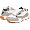 imageNautica Kids Boys Casual LaceUp Fashion Sneakers Oxford Comfortable Walking Shoe Big Kid  Little Kid  ToddlerWhite Grey Green