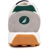 imageNautica Kids Boys Casual LaceUp Fashion Sneakers Oxford Comfortable Walking Shoe Big Kid  Little Kid  ToddlerWhite Grey Green