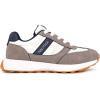 imageNautica Kids Boys Casual LaceUp Fashion Sneakers Oxford Comfortable Walking Shoe Big Kid  Little Kid  ToddlerWhite Grey Navy