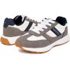 imageNautica Kids Boys Casual LaceUp Fashion Sneakers Oxford Comfortable Walking Shoe Big Kid  Little Kid  ToddlerWhite Grey Navy